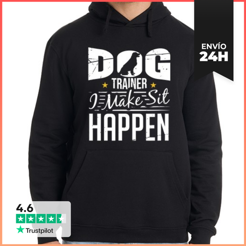 Sudadera Unisex Con Capucha Entrenador De Perros Hago Que Se - latostadora.com - Modalova