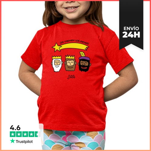 Camiseta Clásica Para Niños Ya Vienen Los Reyes Magos LaTostadora - latostadora.com - Modalova