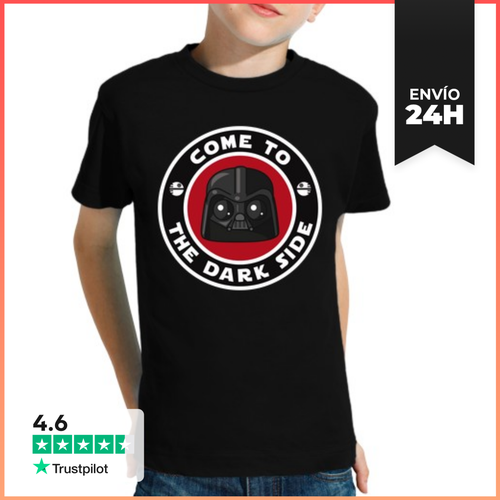 Camiseta Clásica Para Niños Darth Vader Dark Side Niño - latostadora.com - Modalova