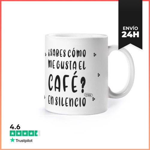 Taza Me Gusta El Café En Silencio LaTostadora - latostadora.com - Modalova