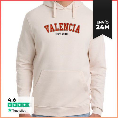 Sudadera Unisex Con Capucha Valencia Est 2006 LaTostadora - latostadora.com - Modalova