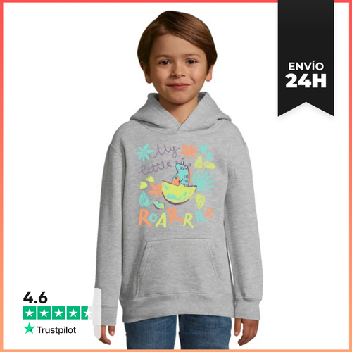 Sudadera Para Niños Con Capucha My Little Roar Sudadera - latostadora.com - Modalova
