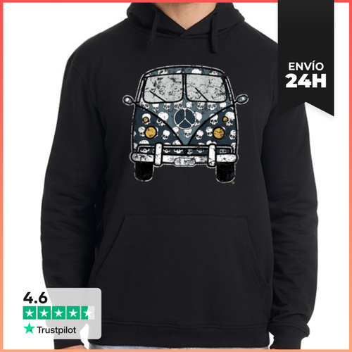 Sudadera Unisex Con Capucha Surf Why The Skull Vintage - latostadora.com - Modalova