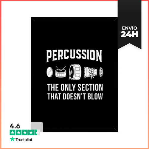 Cuadro Con Marco Vertical Banda De Marcha Para Bateristas En - latostadora.com - Modalova