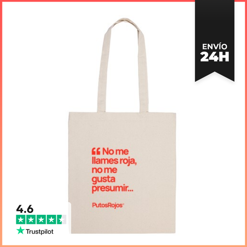 Bolsa De Tela Tote Bag Nome Roja LaTostadora - latostadora.com - Modalova