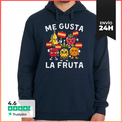 Sudadera Unisex Con Capucha Me Gusta La Fruta LaTostadora - latostadora.com - Modalova
