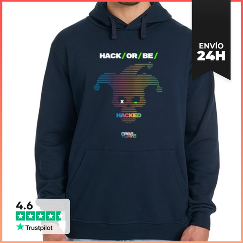Sudadera Unisex Con Capucha Mara Turing. Hack Or Be Hacked - latostadora.com - Modalova