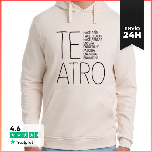 Sudadera Unisex Con Capucha TEATRO LaTostadora - latostadora.com - Modalova