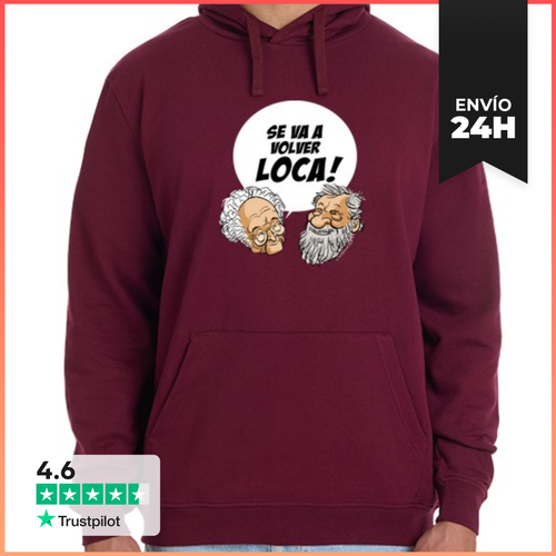 Sudadera Unisex Con Capucha Se Va Volver Loca! LaTostadora - latostadora.com - Modalova