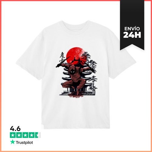 Camiseta Oversize Espíritu De Guerrero Silencioso LaTostadora - latostadora.com - Modalova