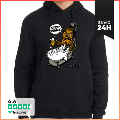 Sudadera Unisex Con Capucha Stop Wars LaTostadora - latostadora.com - Modalova