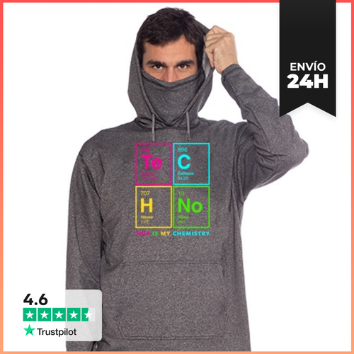 Sudadera Urban Guerrilla Tech No Tabla Periódica De Techno Edm - latostadora.com - Modalova