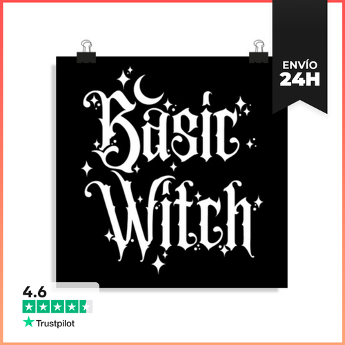 Póster Cuadrado Basic Witch-poster LaTostadora - latostadora.com - Modalova