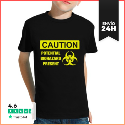 Camiseta Clásica Para Niños Caution, Potential Biohazard - latostadora.com - Modalova