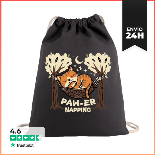 Mochila Saco Con Cuerdas Paw-er Napping LaTostadora - latostadora.com - Modalova
