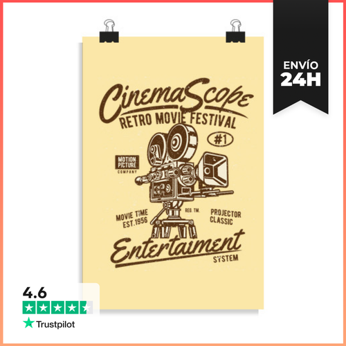 Póster Vertical Cinema Scope LaTostadora - latostadora.com - Modalova