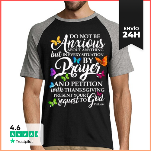 Camiseta Hombre, Estilo Béisbol No Te Angusties Por Nada - latostadora.com - Modalova