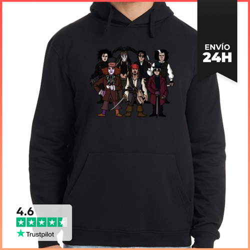 Sudadera Unisex Con Capucha Johnny Depps LaTostadora - latostadora.com - Modalova