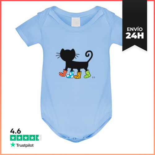 Body Bebé Gato Con Botas LaTostadora - latostadora.com - Modalova