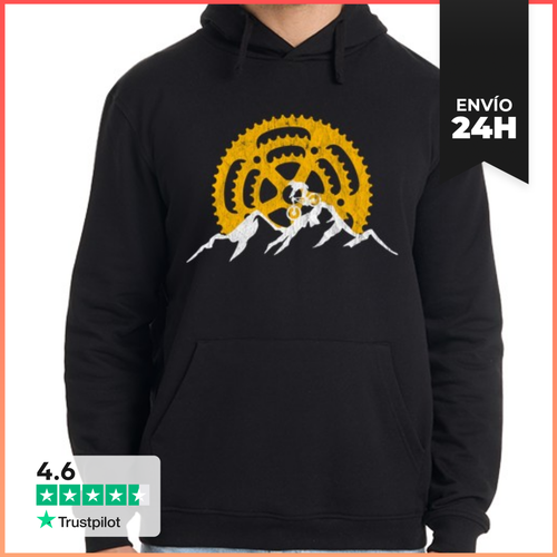 Sudadera Unisex Con Capucha Bicicleta De Montaña MTB Mountain - latostadora.com - Modalova