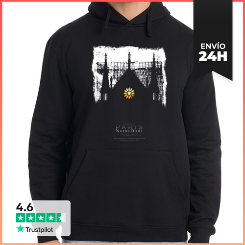 Sudadera Unisex Con Capucha Notre Dame - latostadora.com - Modalova