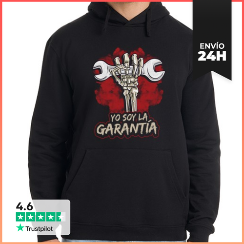 Sudadera Unisex Con Capucha Yo Soy La Garantía Llave Mecánico - latostadora.com - Modalova