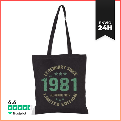 Bolsa De Tela 1981 Cumpleaños Vintage LaTostadora - latostadora.com - Modalova