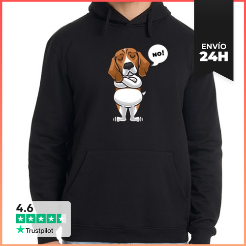 Sudadera Unisex Con Capucha Terco Beagle Perro Gracioso - latostadora.com - Modalova