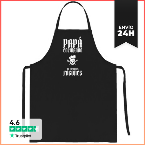 Delantal Papá Cocinando No Tocar Los Fogones LaTostadora - latostadora.com - Modalova