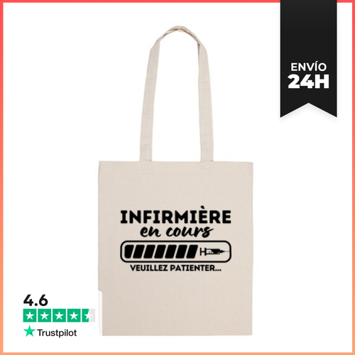 Bolsa De Tela Enfermera En Progreso Humor Enfermera Regalo - latostadora.com - Modalova