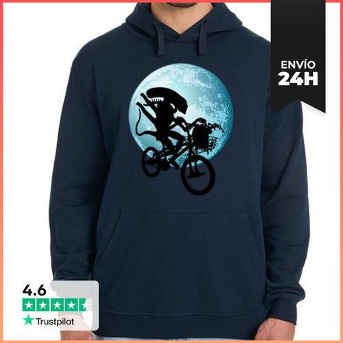 Sudadera Unisex Con Capucha Alien Saving Egg LaTostadora - latostadora.com - Modalova