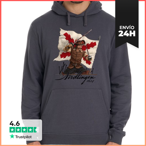 Sudadera Unisex Con Capucha Nordlingen 1634 LaTostadora - latostadora.com - Modalova