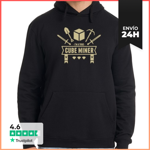 Sudadera Unisex Con Capucha Cube Miner LaTostadora - latostadora.com - Modalova