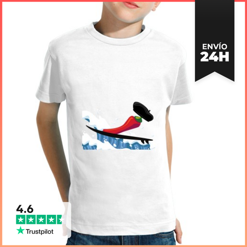 Camiseta Clásica Para Niños Surf Vasco LaTostadora - latostadora.com - Modalova