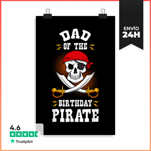 Póster Vertical Papá Uno Primer Cumpleaños A Juego LaTostadora - latostadora.com - Modalova