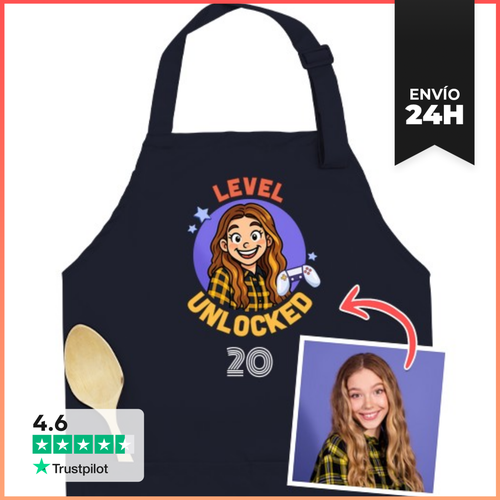 Delantal Premium Con Bolsillo Efecto Ilustración Delantal Level - latostadora.com - Modalova