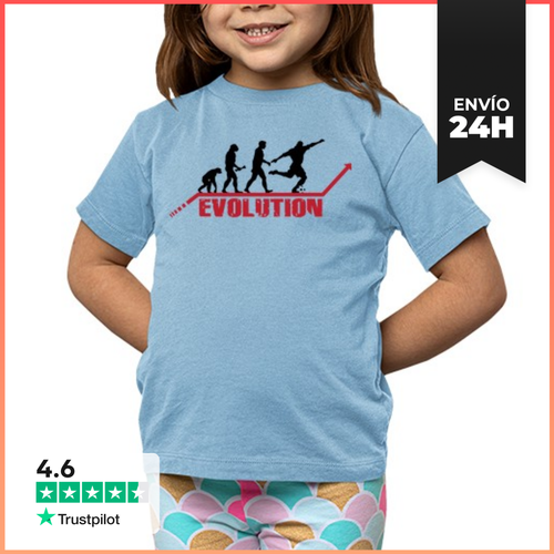 Camiseta Clásica Para Niños Evolution LaTostadora - latostadora.com - Modalova