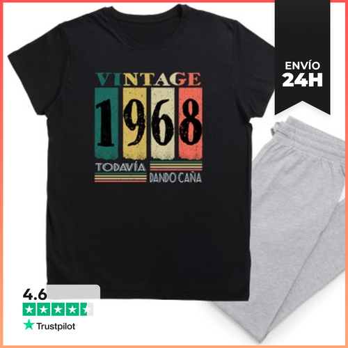 Pijama 1968 Cumpleaños Dando Caña Vintage LaTostadora - latostadora.com - Modalova