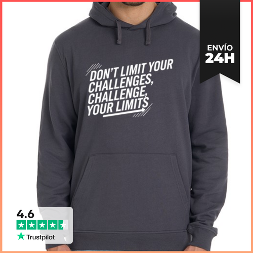 Sudadera Unisex Con Capucha Desafía Tus Límites LaTostadora - latostadora.com - Modalova