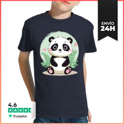 Camiseta Clásica Para Niños Panda Kawaii LaTostadora - latostadora.com - Modalova