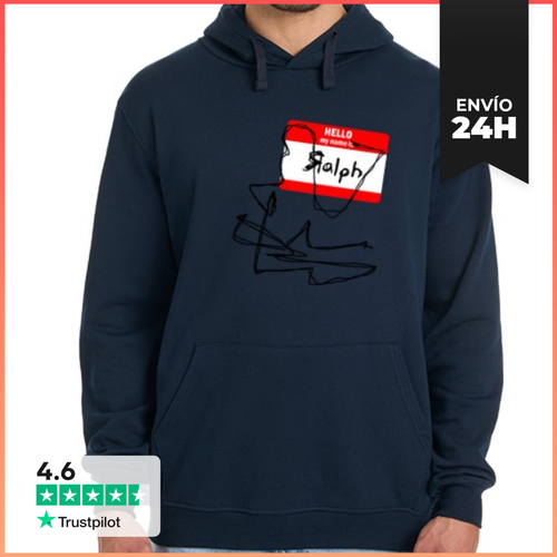 Sudadera Unisex Con Capucha My Name Is Ralph Sudadera H - latostadora.com - Modalova
