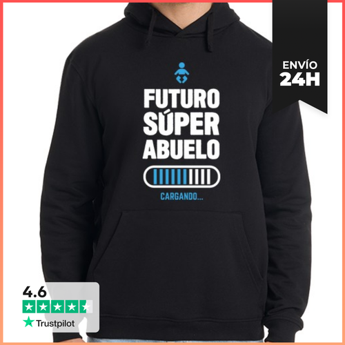 Sudadera Unisex Con Capucha Futuro Súper Abuelo LaTostadora - latostadora.com - Modalova