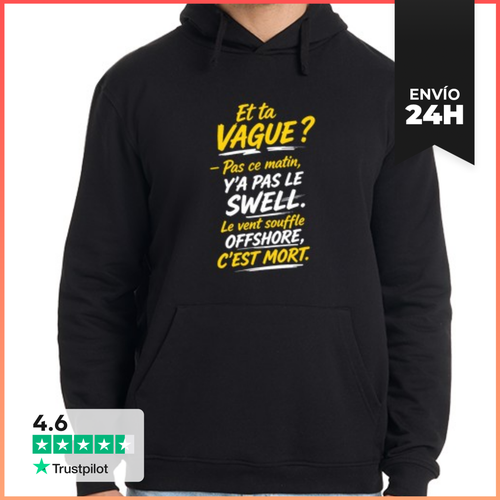 Sudadera Unisex Con Capucha El Viento Sopla Mar Adentro Está - latostadora.com - Modalova