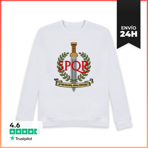 Sudadera Unisex Si Vis Pacem, Para Bellum - SPQR LaTostadora - latostadora.com - Modalova