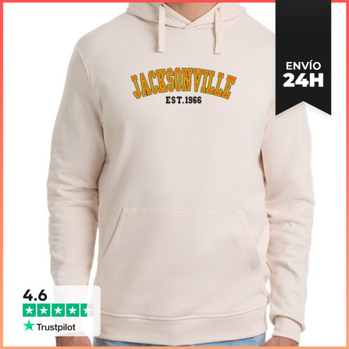 Sudadera Unisex Con Capucha Jacksonville Est 1966 LaTostadora - latostadora.com - Modalova