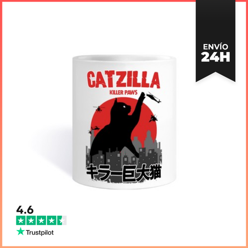 Taza Gatozilla I Catzilla LaTostadora - latostadora.com - Modalova