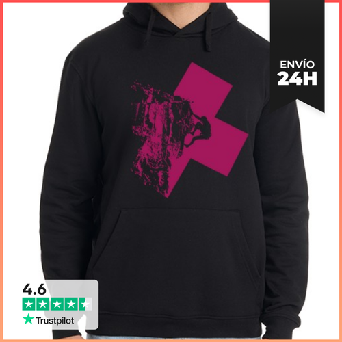 Sudadera Unisex Con Capucha Escalador Al Limite LaTostadora - latostadora.com - Modalova