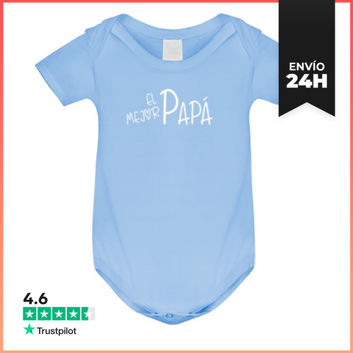 Body Bebé El Mejor Papá. Blanco LaTostadora - latostadora.com - Modalova
