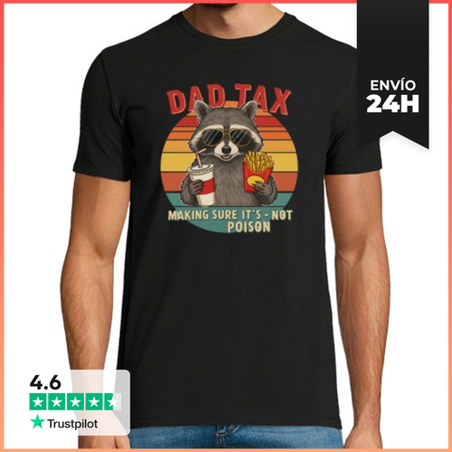 Camiseta Hombre Clásica De Mapache De Impuestos De Pap - latostadora.com - Modalova