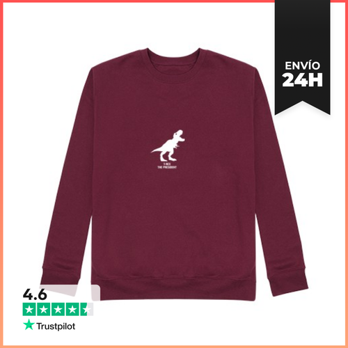 Sudadera Unisex T -Rex El Presidente LaTostadora - latostadora.com - Modalova